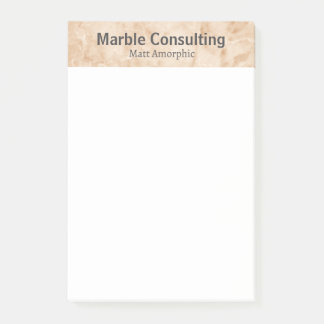 Professionelle geologische Beratung Marble Post-it Klebezettel