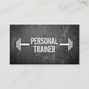 Professionelle Grunge Visitenkarte für Personal Tr