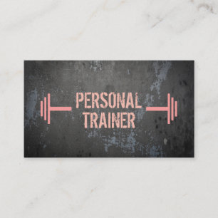 Professionelle Grunge Visitenkarte für Personal Tr