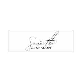 Professionelle Handschrift Schriftname Typografie Permastempel