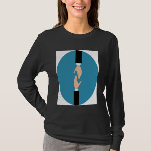 Professionelle helfende Hände Graphic Design von D T-Shirt