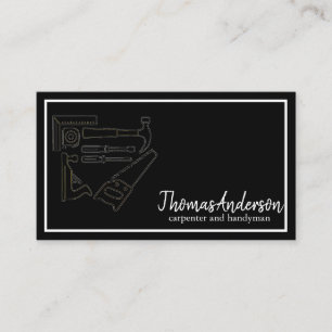 Professionelle Holzkorn-Rustikal-Tischlerei Visitenkarte