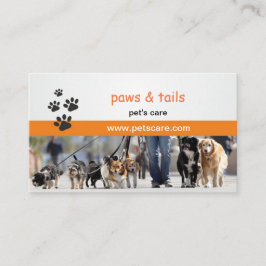 Professionelle Hundetrainer Visitenkarte