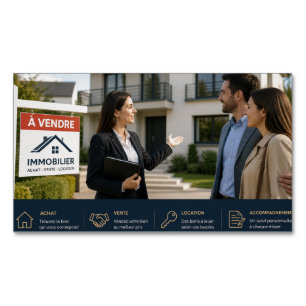 Professionelle Immobilienmakler Visitenkarte Magnetische Visitenkarte