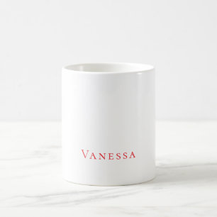 Professionelle klassische Schriftart eigener Name  Kaffeetasse