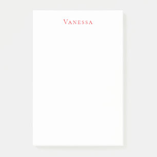 Professionelle klassische Schriftart eigener Name  Post-it Klebezettel