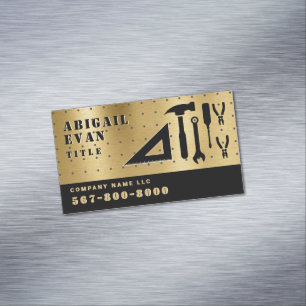 Professionelle metallische Goldreparaturwerkzeuge  Magnetische Visitenkarte