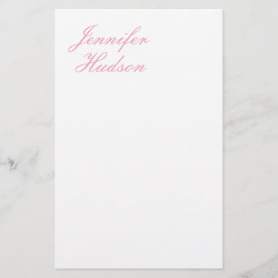 Professionelle minimalistische moderne Kalligrafie Briefpapier