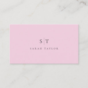 Professionelle minimalistische saubere Monogramm V Visitenkarte