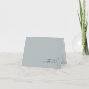 Professionelle Misty Gray Dankeschön-Karte Dankeskarte