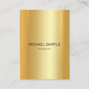 Professionelle moderne elegante Gold-Vorlage Glamo Visitenkarte