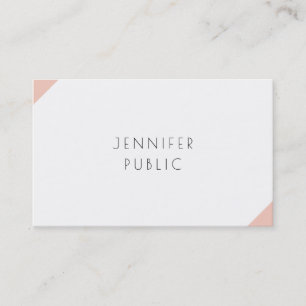 Professionelle moderne elegante minimalistische Vo Visitenkarte
