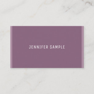 Professionelle moderne elegante minimalistische Vo Visitenkarte