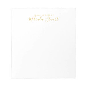 Professionelle moderne Schrift Notizblock