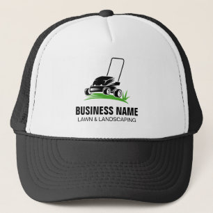 Professionelle Schwarze Grüne Rasenpflege & Landsc Truckerkappe