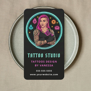 Professionelle Tattoo-Studio-Vermarktung für Tätow Visitenkarte