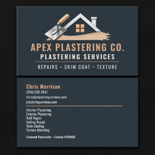 Professionelle Verputzservices Visitenkarte