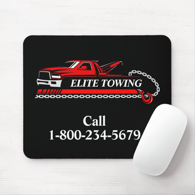 Professioneller Abschleppdienst Mousepad (Mit Mouse)