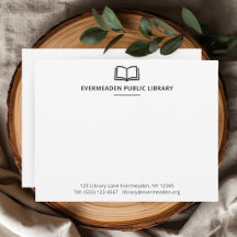 Professioneller Bibliotheksname Minimalistisch
