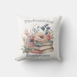 Professioneller Bücherwurm Kissen