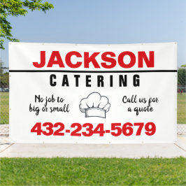 Professioneller Catering-Service Banner