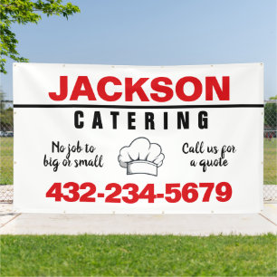 Professioneller Catering-Service Banner