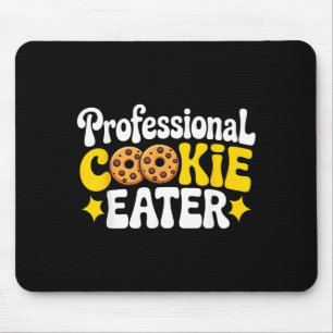 Professioneller Cookie-Esser Cookie-Liebhaber Scho Mousepad