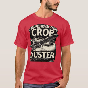Professioneller Crop Duster für Piloten Junge T-Shirt