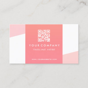 Professioneller Einfacher Minimalistischer QR-Code Visitenkarte