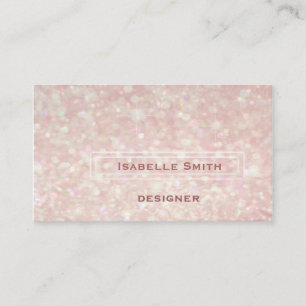 Professioneller, eleganter Glitzer Visitenkarte