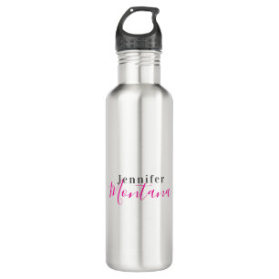Professioneller eleganter moderner minimalistische edelstahlflasche
