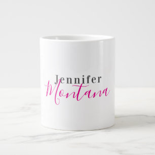 Professioneller eleganter moderner minimalistische Jumbo-Tasse