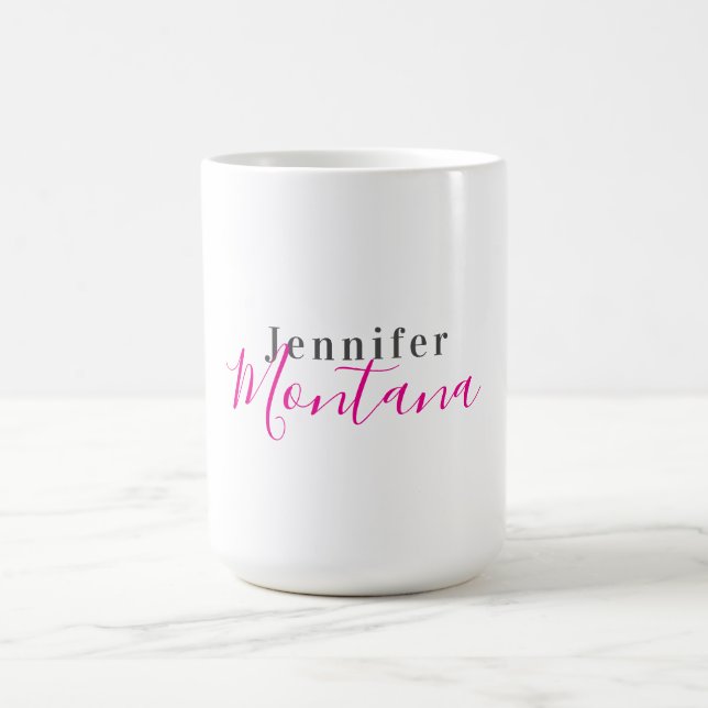 Professioneller eleganter moderner minimalistische kaffeetasse (Mittel)