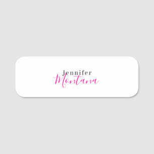Professioneller eleganter moderner minimalistische namensschild