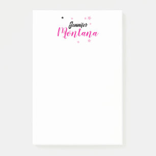 Professioneller eleganter moderner minimalistische post-it klebezettel