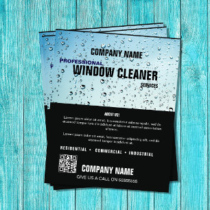 Professioneller FENSTER-Reinigungsservice Individu Flyer