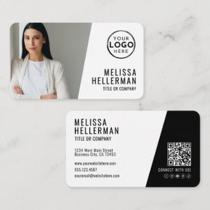 Professioneller Foto-QR-Code Ihr Logo Visitenkarte