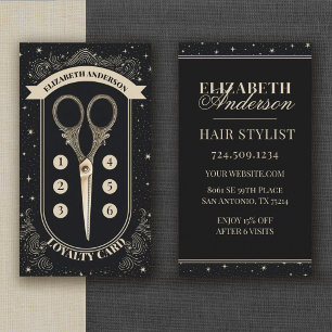 Professioneller Friseur Schönheitssalon Treuekarte