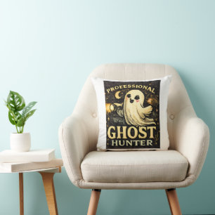 Professioneller Geisterjäger Lustiges Halloween  Kissen