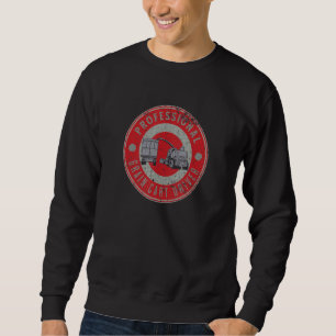 Professioneller Getreidewagenfahrer Spaß Traktorfa Sweatshirt