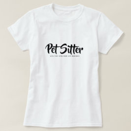 Professioneller Haustiersitter Liebt Sie Verwöhnt T-Shirt