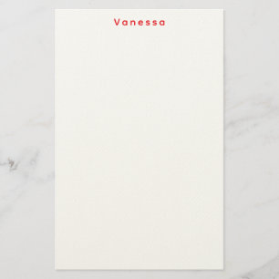 Professioneller klassischer Kalligrafiename custom Briefpapier