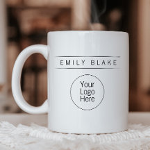Professioneller minimalistischer Geschäftsmug mit 