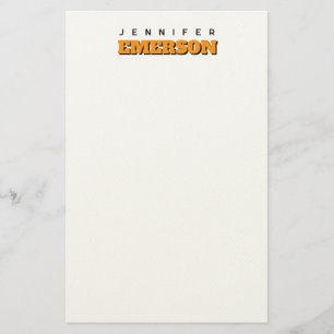 Professioneller minimalistischer moderner einfache briefpapier