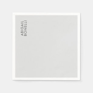 Professioneller minimalistischer moderner einfache serviette