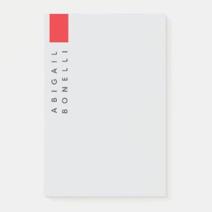 Professioneller minimalistischer moderner einfarbi post-it klebezettel
