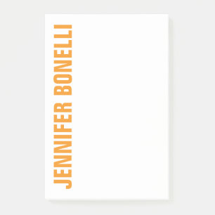 Professioneller minimalistischer moderner, fetter post-it klebezettel