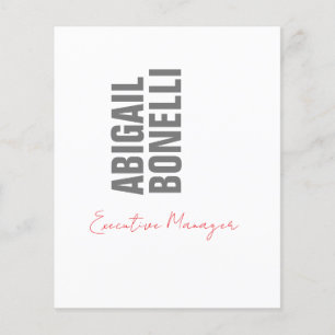 Professioneller minimalistischer, moderner, grauer flyer