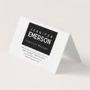 Professioneller minimalistischer moderner schlicht visitenkarten