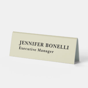 Professioneller minimalistischer moderner Trend Tischaufsteller